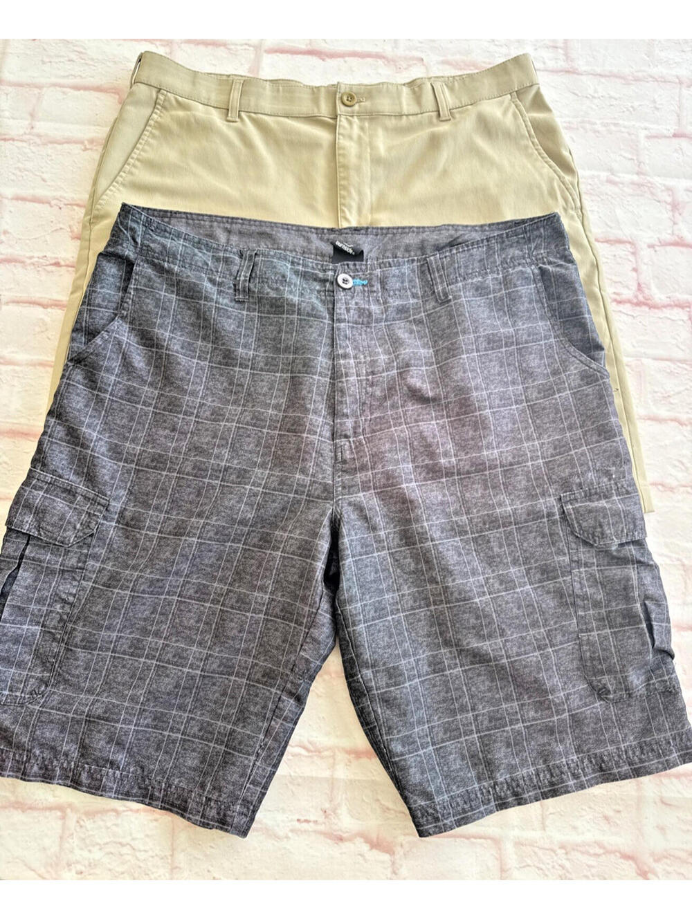 Bundle of 2 Pair Men's Shorts Sz 38 Izod Golf  Burnside Cargo LOT